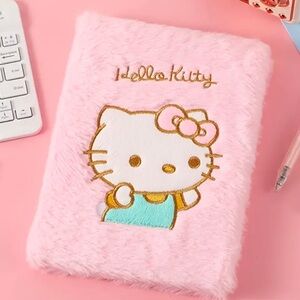 Brand New  Hello Kitty Plush Notebook
